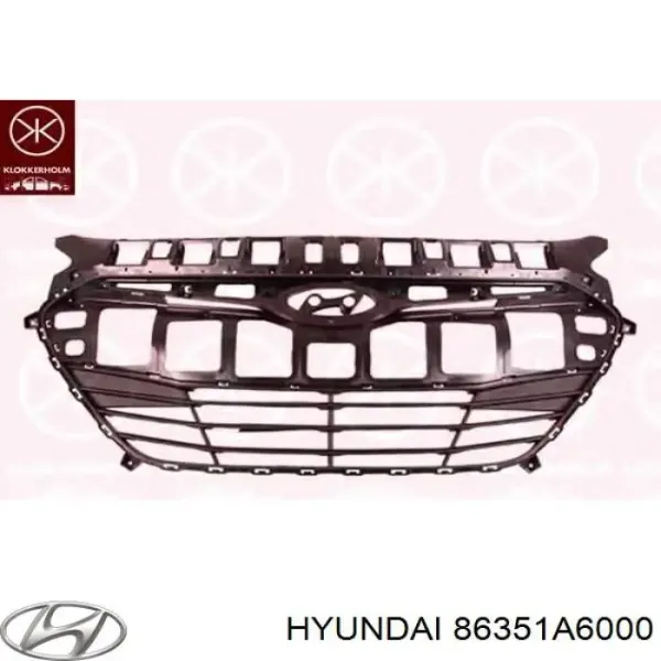 Решітка радіатора на Hyundai I30  GDH