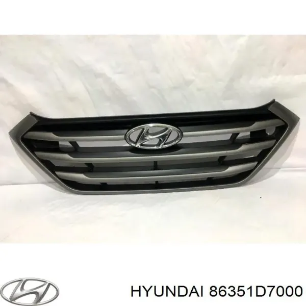 Решітка радіатора 86351D7000 Hyundai/Kia