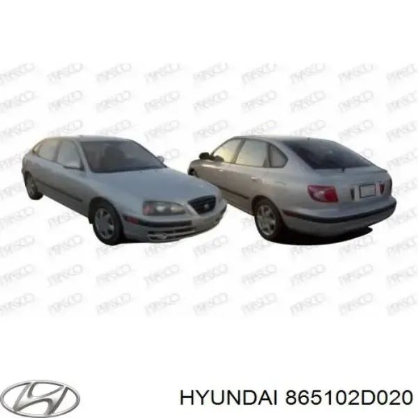 Передній бампер 865102D020 Hyundai/Kia