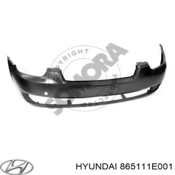  Передній бампер Hyundai Accent 3