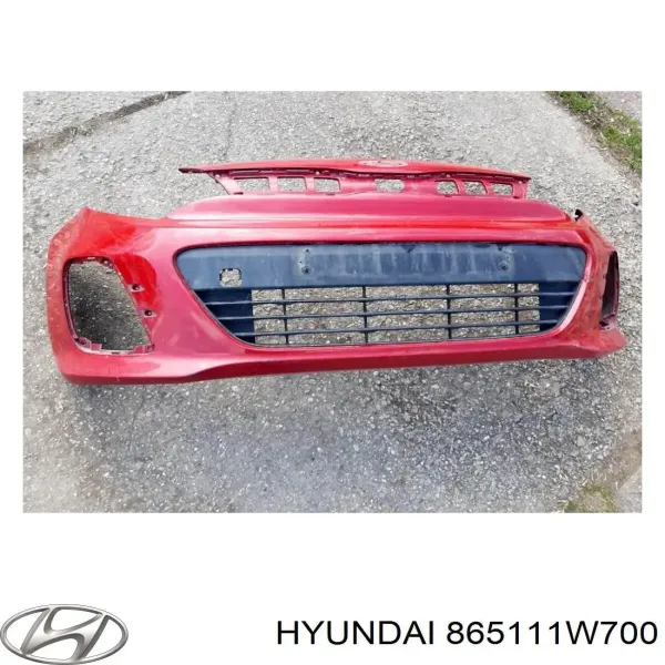 Бампер передній в зборі на KIA Rio III UB