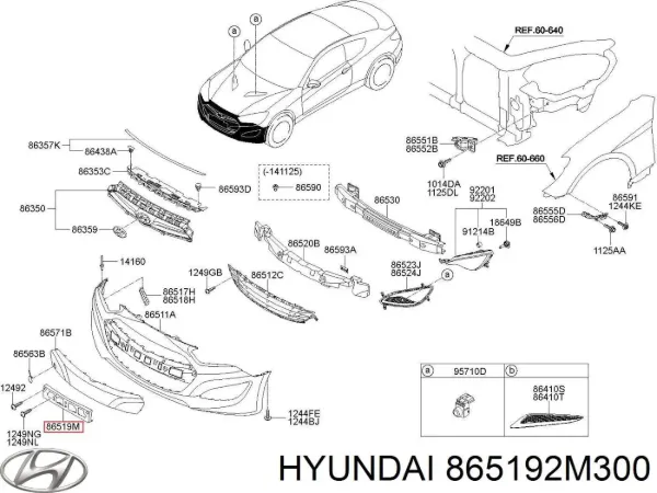  865192M300 Hyundai/Kia