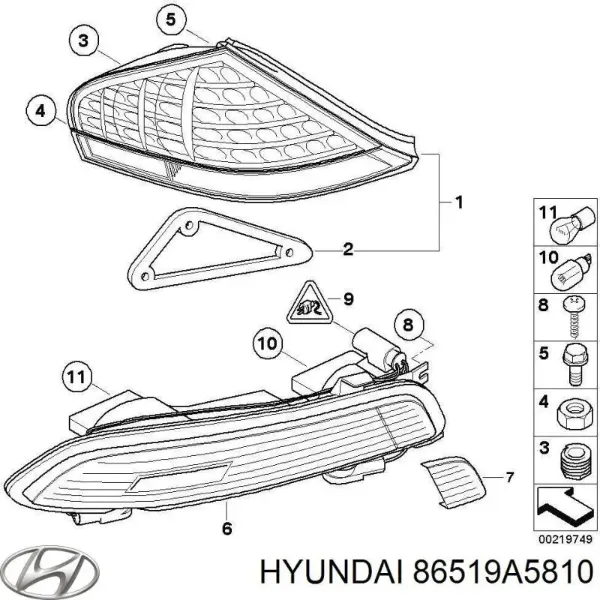  86519A5810 Hyundai/Kia
