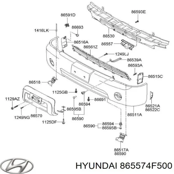  865574F500 Hyundai/Kia