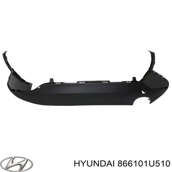Бампер задній, верхня частина 866101U510 Hyundai/Kia