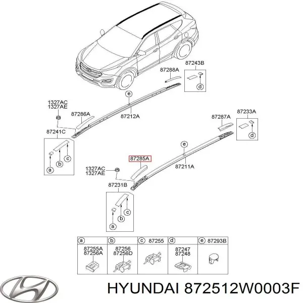  872512W0003F Hyundai/Kia