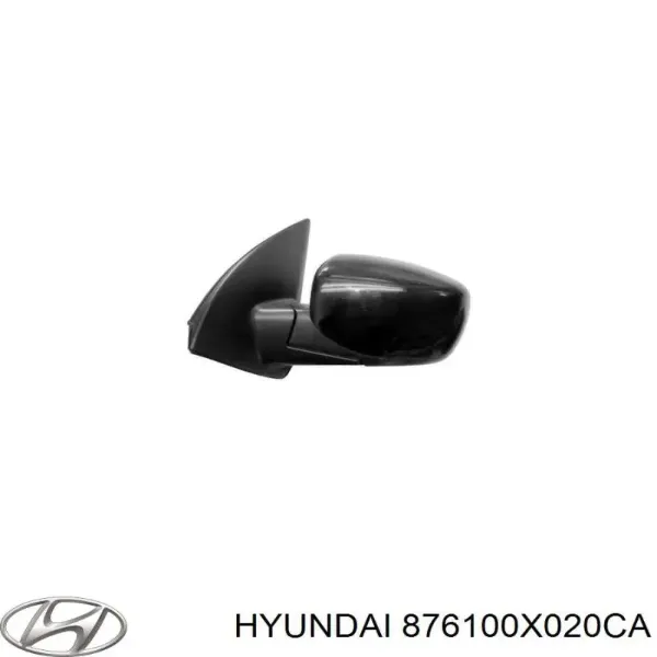 Ліве бокове дзеркало 876100X040 Hyundai/Kia