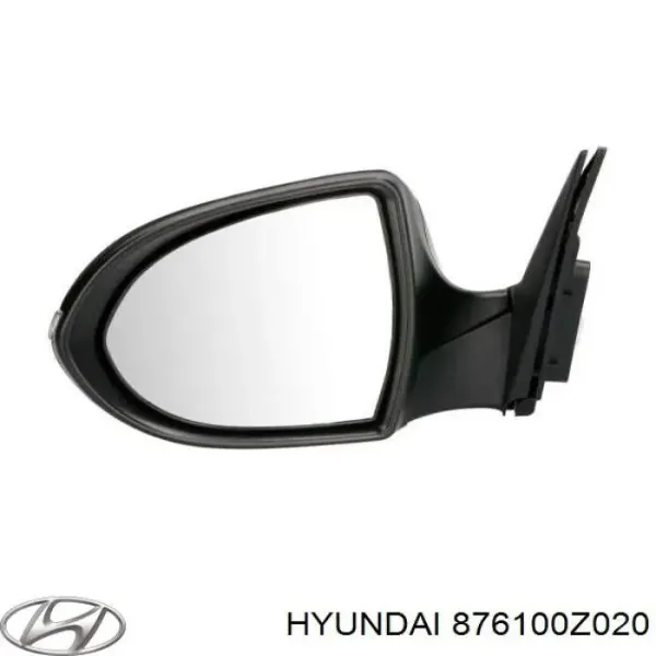 Ліве бокове дзеркало 876100Z020 Hyundai/Kia