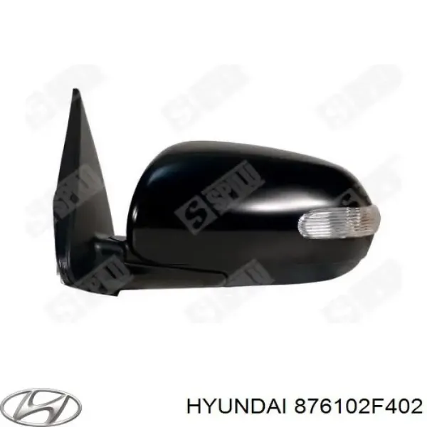 Ліве бокове дзеркало 876102F402 Hyundai/Kia