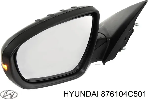Ліве бокове дзеркало 876104C501 Hyundai/Kia