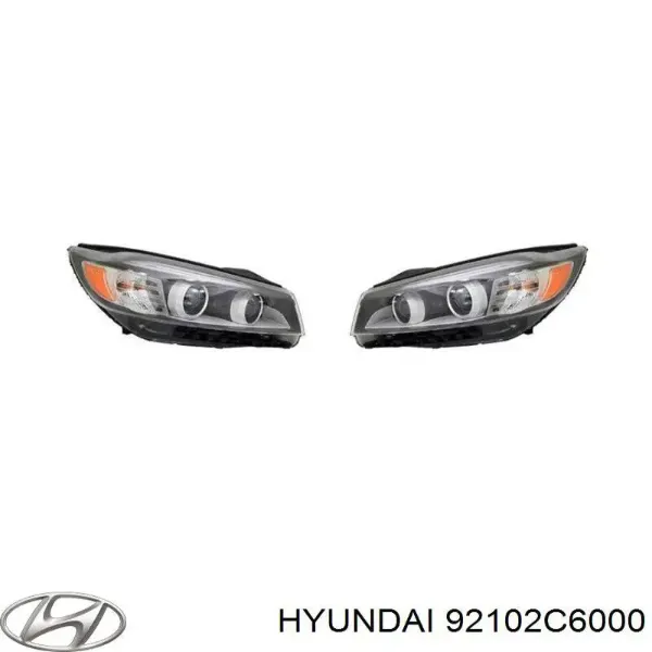 Фара права 92102C6000 Hyundai/Kia