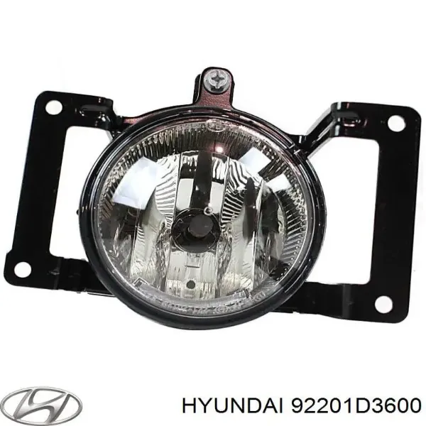 Фара протитуманна, ліва 92201D3600 Hyundai/Kia