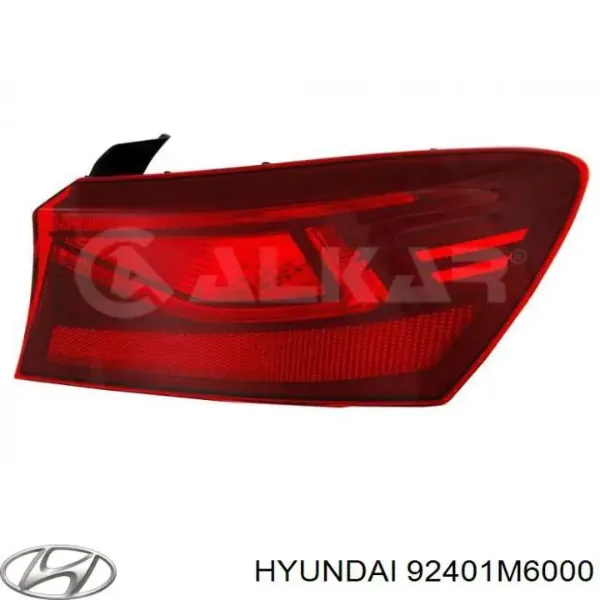 Ліхтар задній лівий, зовнішній 92401M6000 Hyundai/Kia