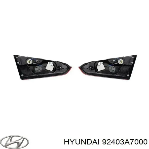 Ліхтар задній лівий, внутрішній 92403A7000 Hyundai/Kia