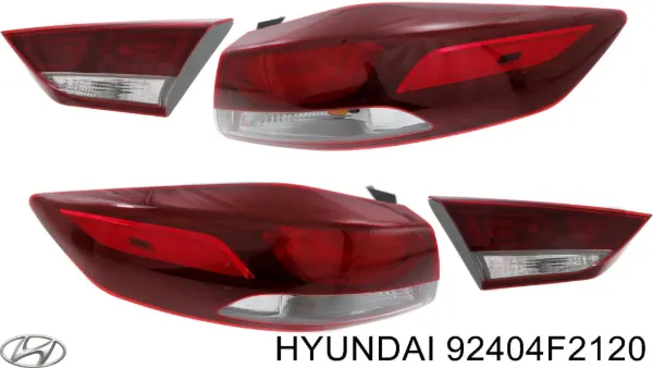 Ліхтар задній правий, внутрішній 92404F2120 Hyundai/Kia