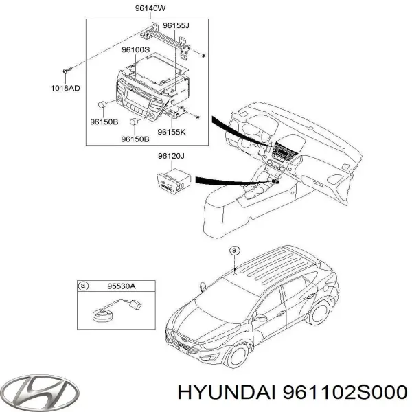  961102S000 Hyundai/Kia