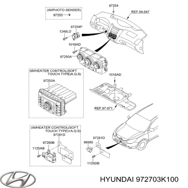 Датчик температури повітря в салоні Hyundai I30 хетчбек (FD) (2007 - 2011) ціна, від