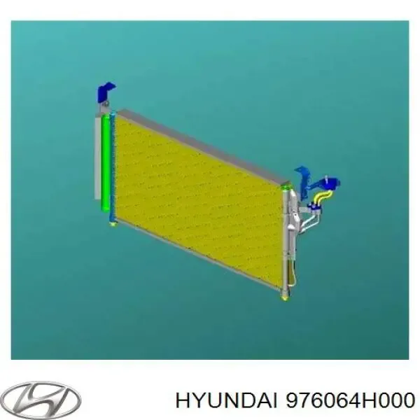 Радіатор кондиціонера 976064H000 Hyundai/Kia