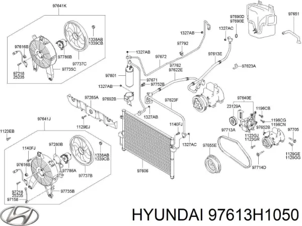  97613H1050 Hyundai/Kia