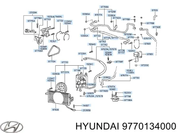 Компресор кондиціонера Hyundai Sonata III