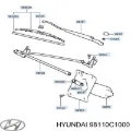 Двигун склоочисника лобового скла (трапеції) HYUNDAI 98110C1000