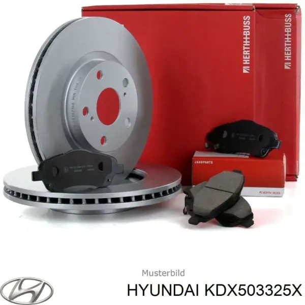 Гальмівні диски передні KDX503325X Hyundai/Kia