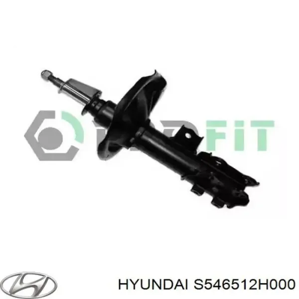 Амортизатора передній лівий S546512H000 Hyundai/Kia