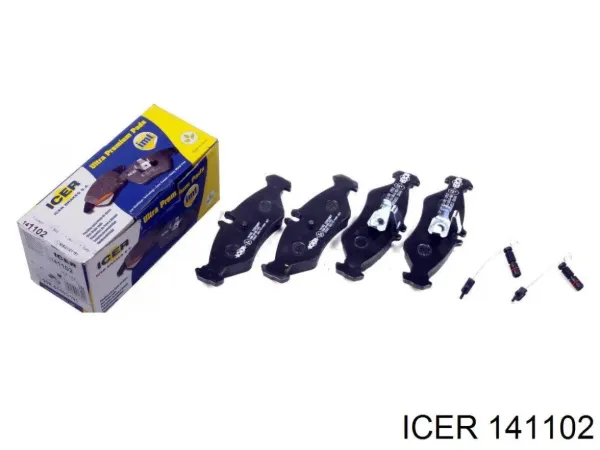 Задні гальмівні колодки 141102 Icer
