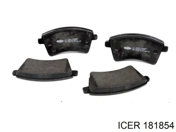 Передні тормозні колодки 181854 Icer