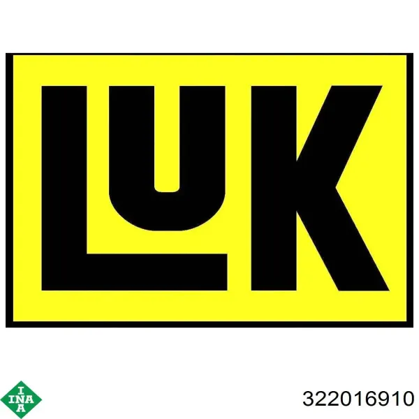 Диск зчеплення 322016910 INA