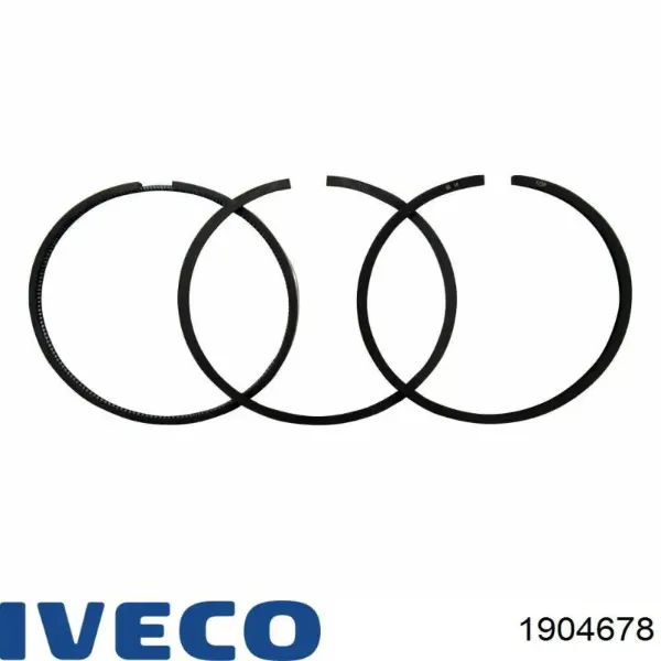 Кільця поршневі на 1 циліндр, STD. 1904678 Iveco