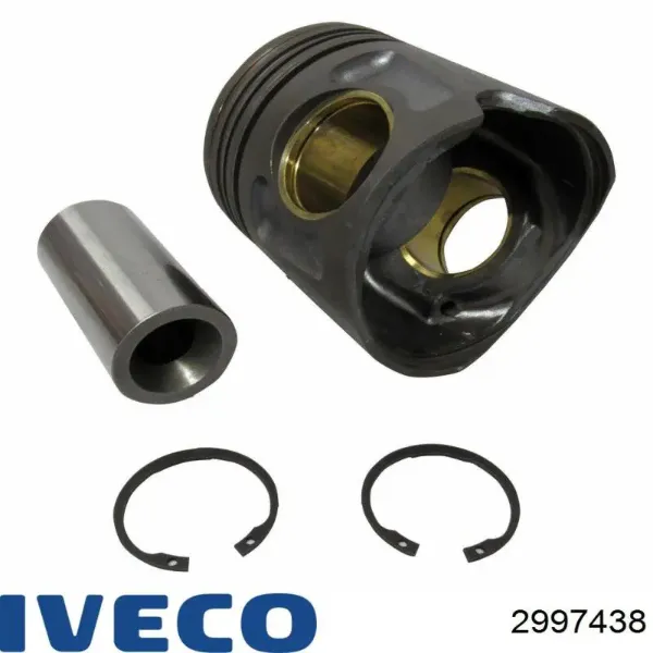 Поршень в комплекті на 1 циліндр, STD 007PI00147000 Mahle Original