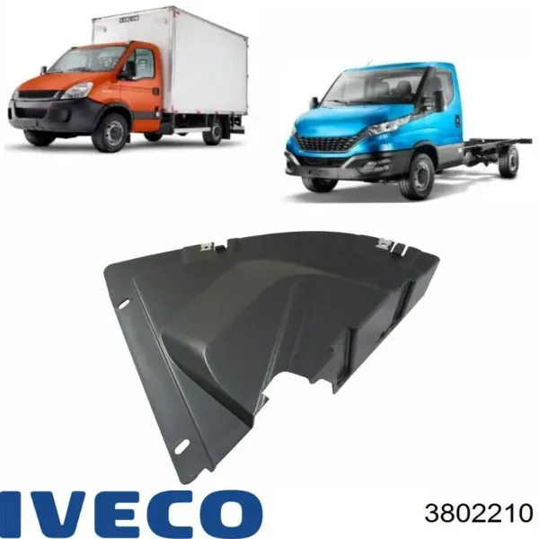 Захист двигуна, правий 3802210 Iveco