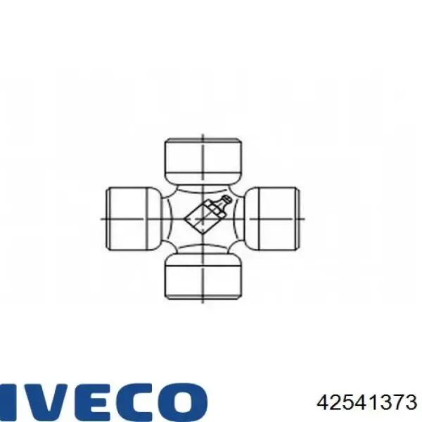 Хрестовина карданного валу 42541373 Iveco