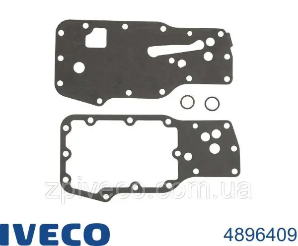 Прокладка радіатора масляного 4896409 Iveco