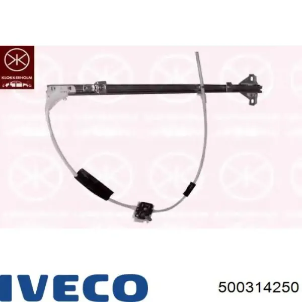 Механізм склопідіймача двері передньої, правої 500314250 Iveco