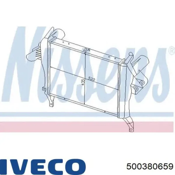 Інтеркулер 500380659 Iveco