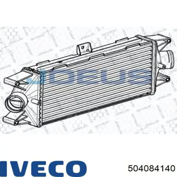 Інтеркулер 504084140 Iveco
