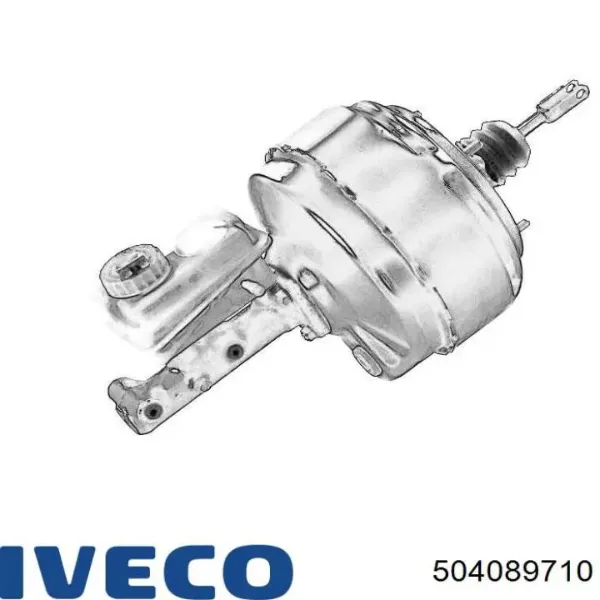 Головний гальмівний циліндр 504089710 Iveco