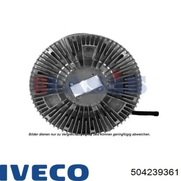 Вискомуфта вентилятора 504239361 Iveco