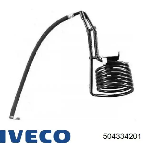 Радіатор гідропідсилювача 504334201 Iveco