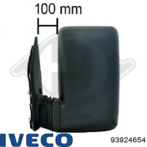 Ліве бокове дзеркало 93936852 GP