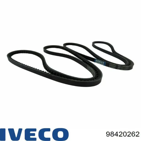 Ремінь генератора 98420262 Iveco