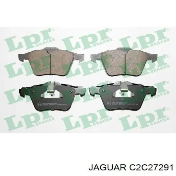 Передні тормозні колодки C2C27291 Jaguar