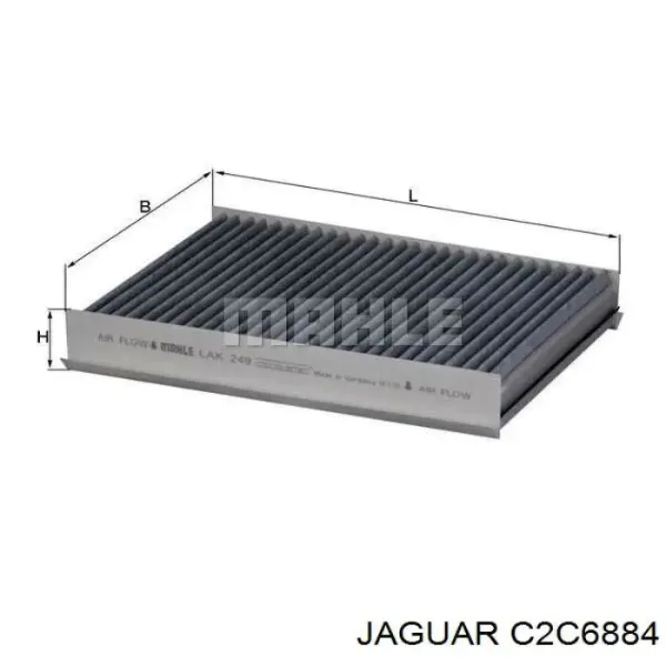 Фільтр салону C2C6884 Jaguar