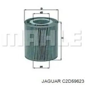 Масляний фільтр C2D59623 Jaguar