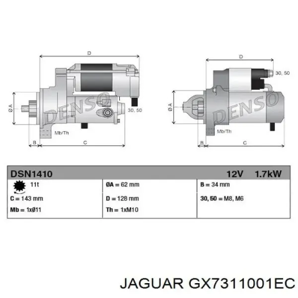  GX7311001EC Jaguar