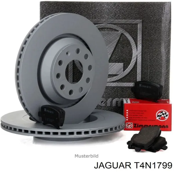 Гальмівні диски передні T4N1799 Jaguar
