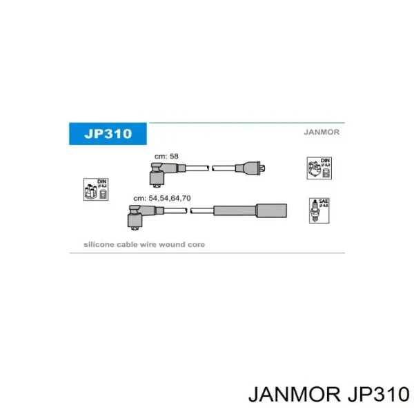 Високовольтні дроти JP310 Janmor