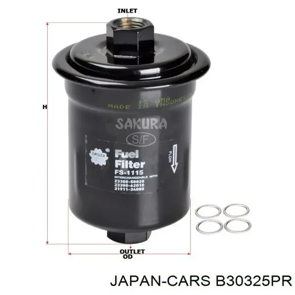 Паливний фільтр B30325PR Japan Cars